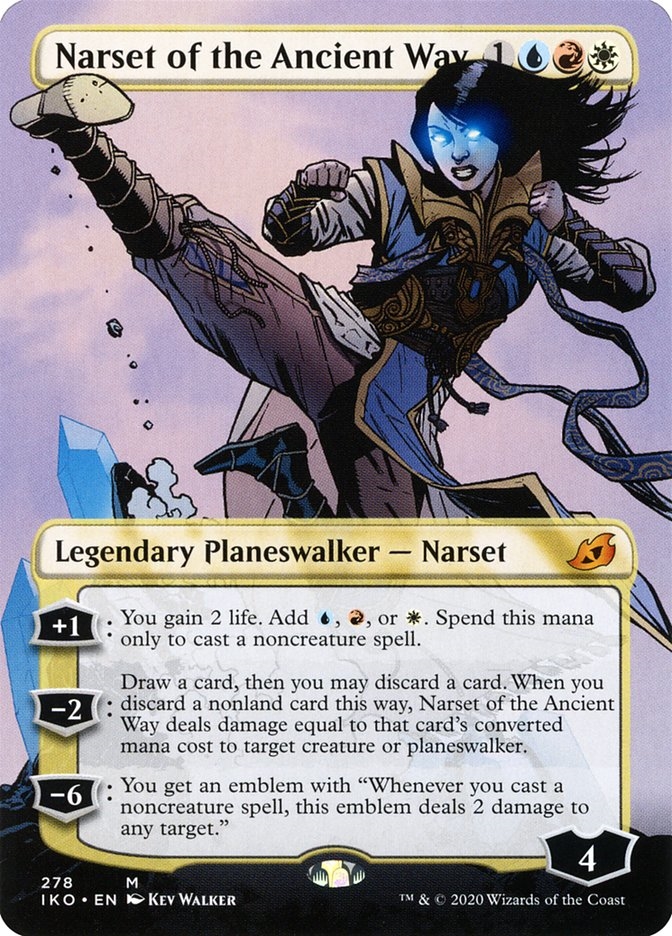 Narset of the Ancient Way Ikoria- Lair of Behemoths Alternate Art